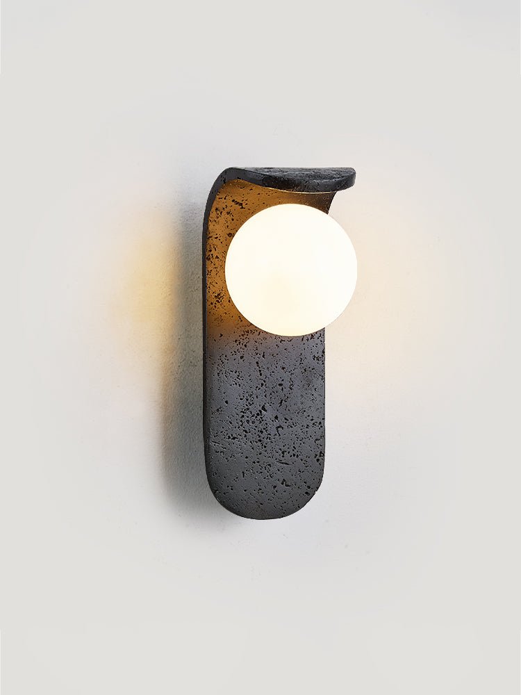 Serelora aplique de pared negro travertino