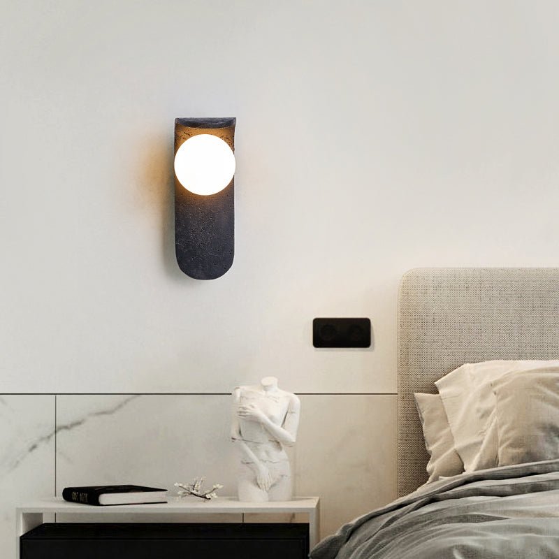 Serelora aplique de pared negro travertino