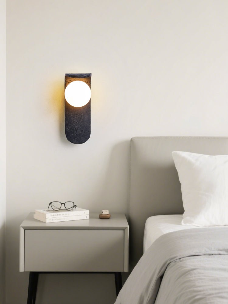 Serelora aplique de pared negro travertino