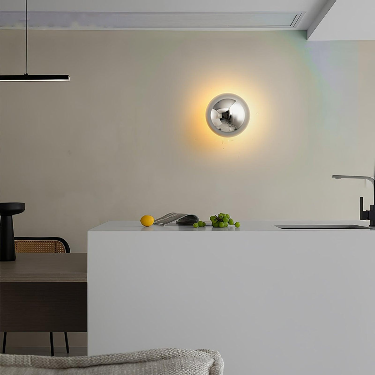 Virixy aplique de pared moderno minimalista esfera