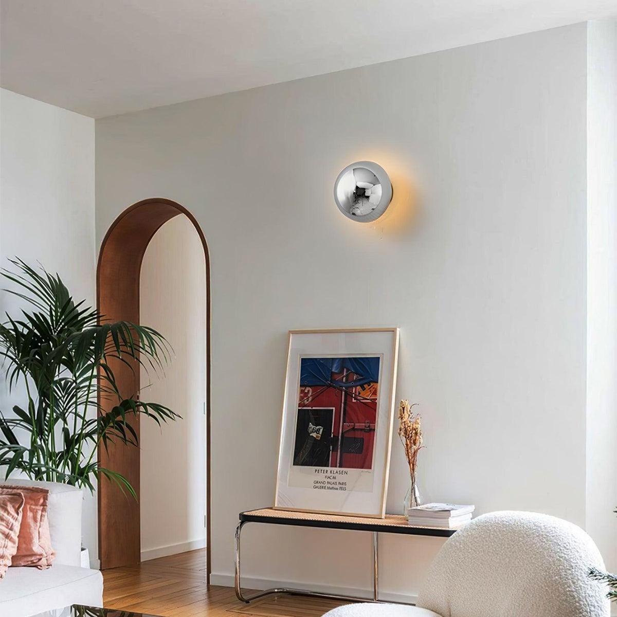 Virixy aplique de pared moderno minimalista esfera