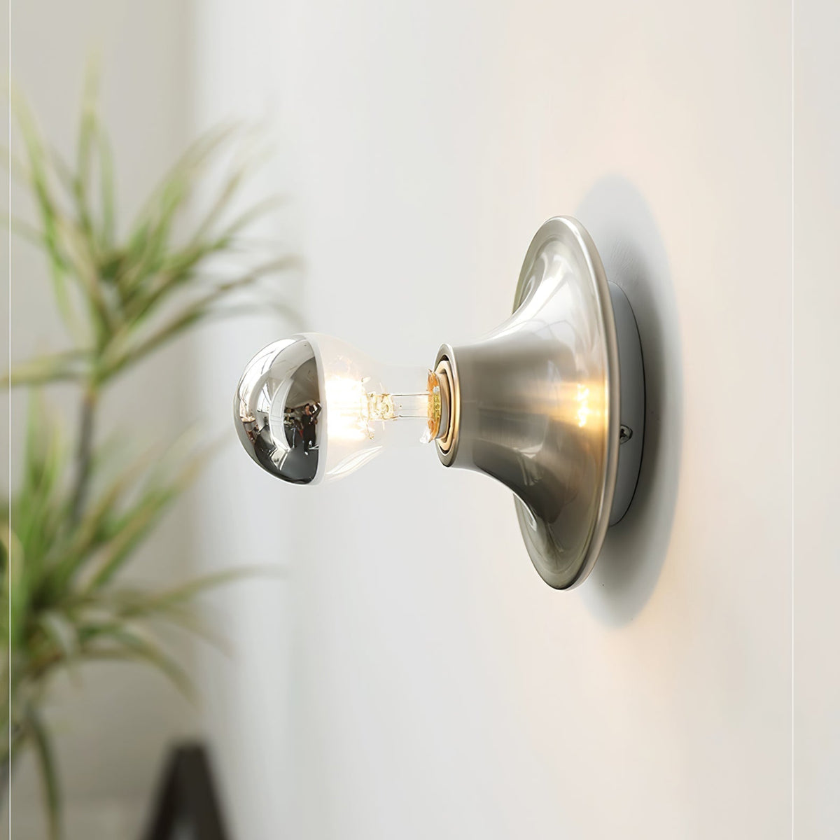 Ortheen aplique de pared moderno minimalista de vidrio