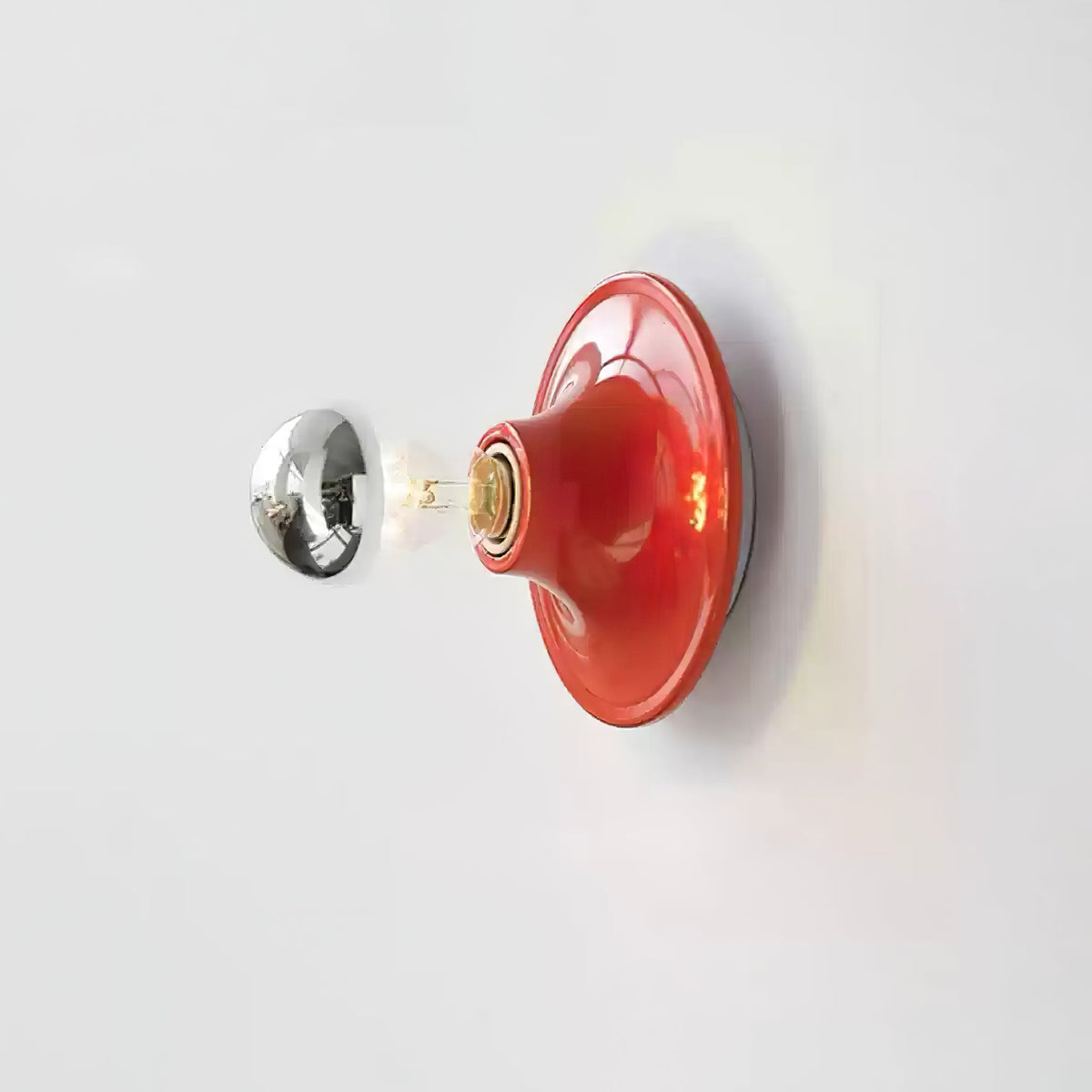 Ortheen aplique de pared moderno minimalista de vidrio
