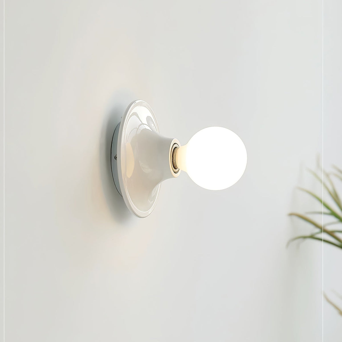 Ortheen aplique de pared moderno minimalista de vidrio