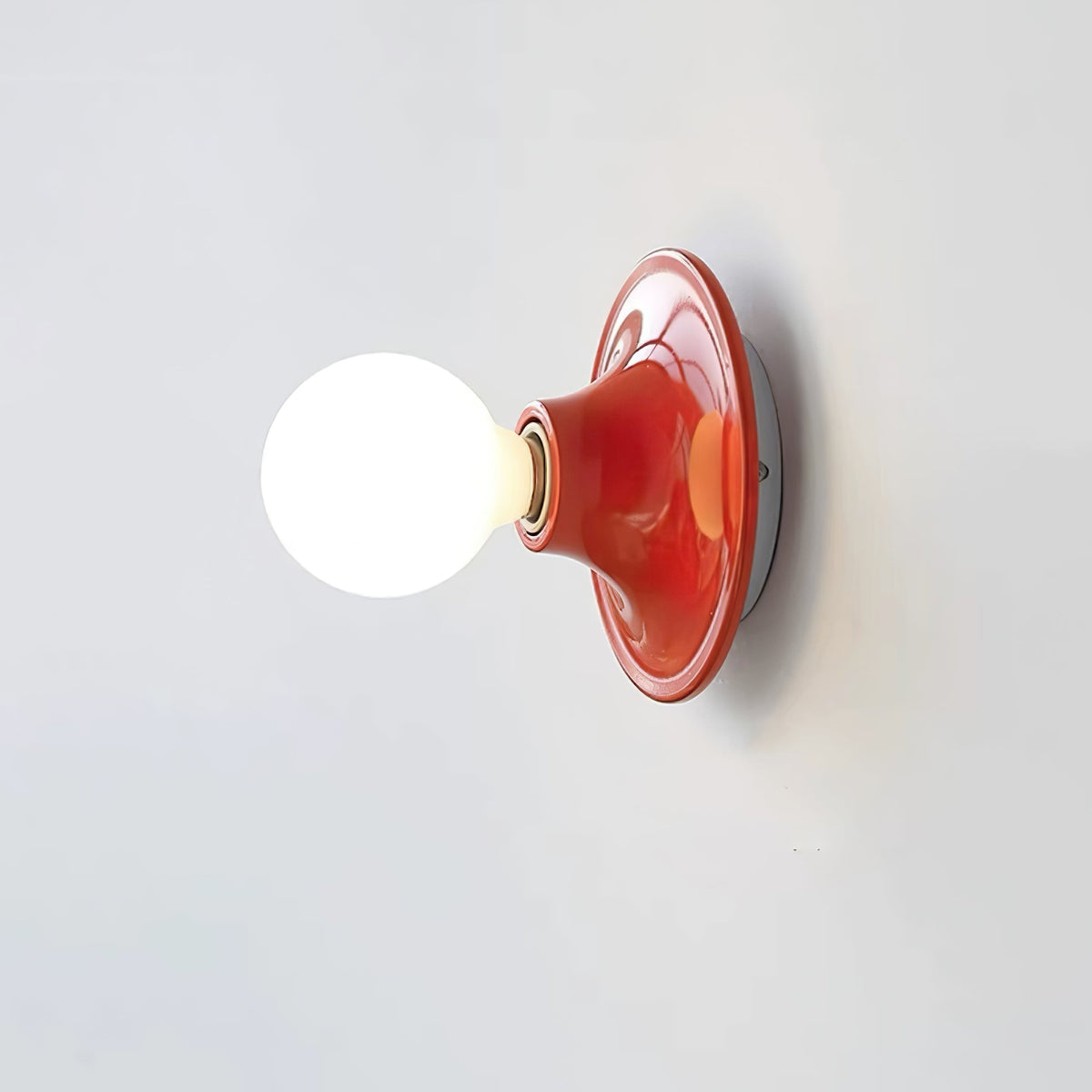 Ortheen aplique de pared moderno minimalista de vidrio