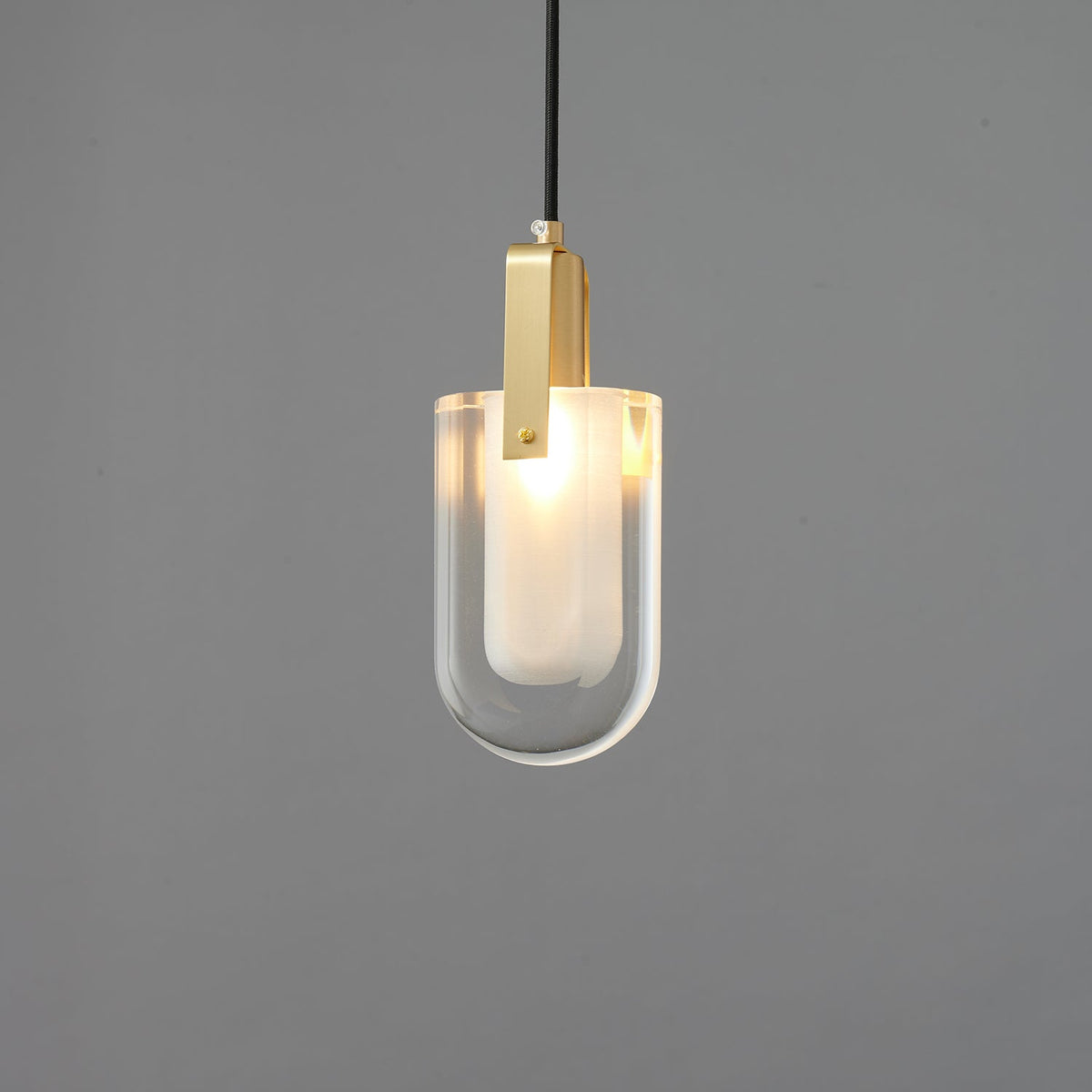 Luxinira lámpara colgante pantalla transparente cristal