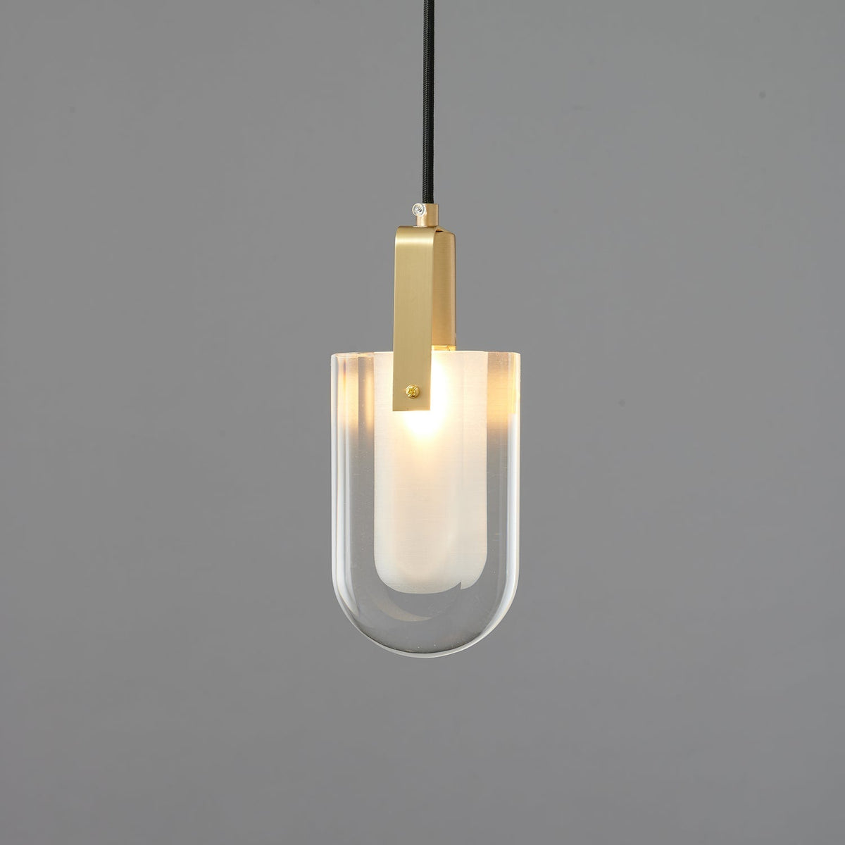 Luxinira lámpara colgante pantalla transparente cristal