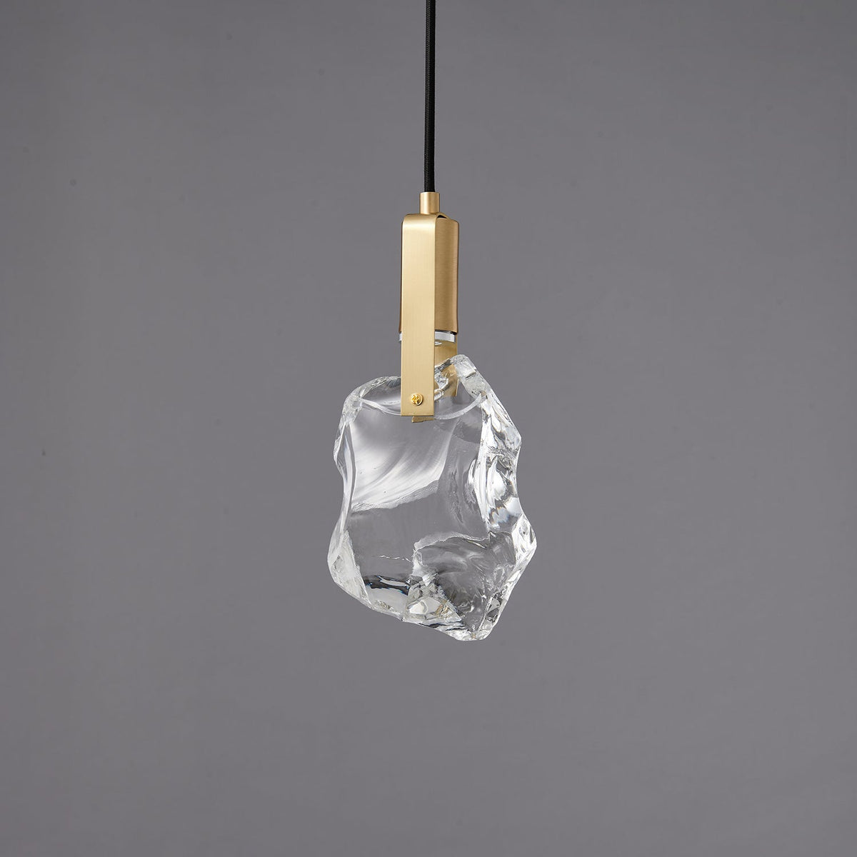 Luxinira lámpara colgante pantalla transparente cristal