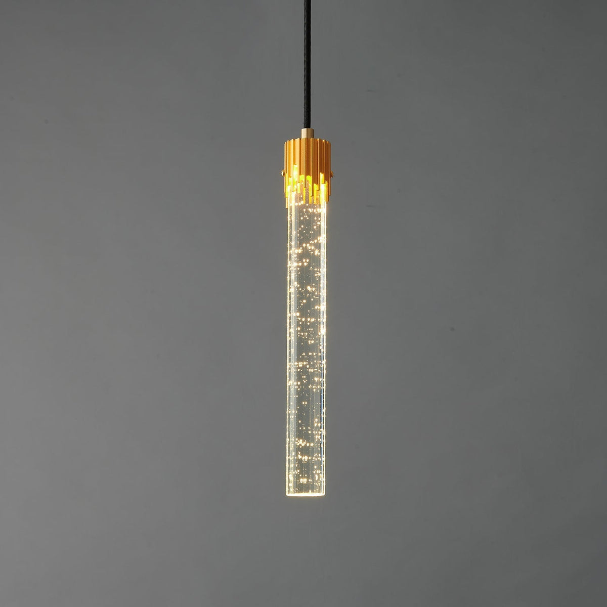 Luxinira lámpara colgante pantalla transparente cristal