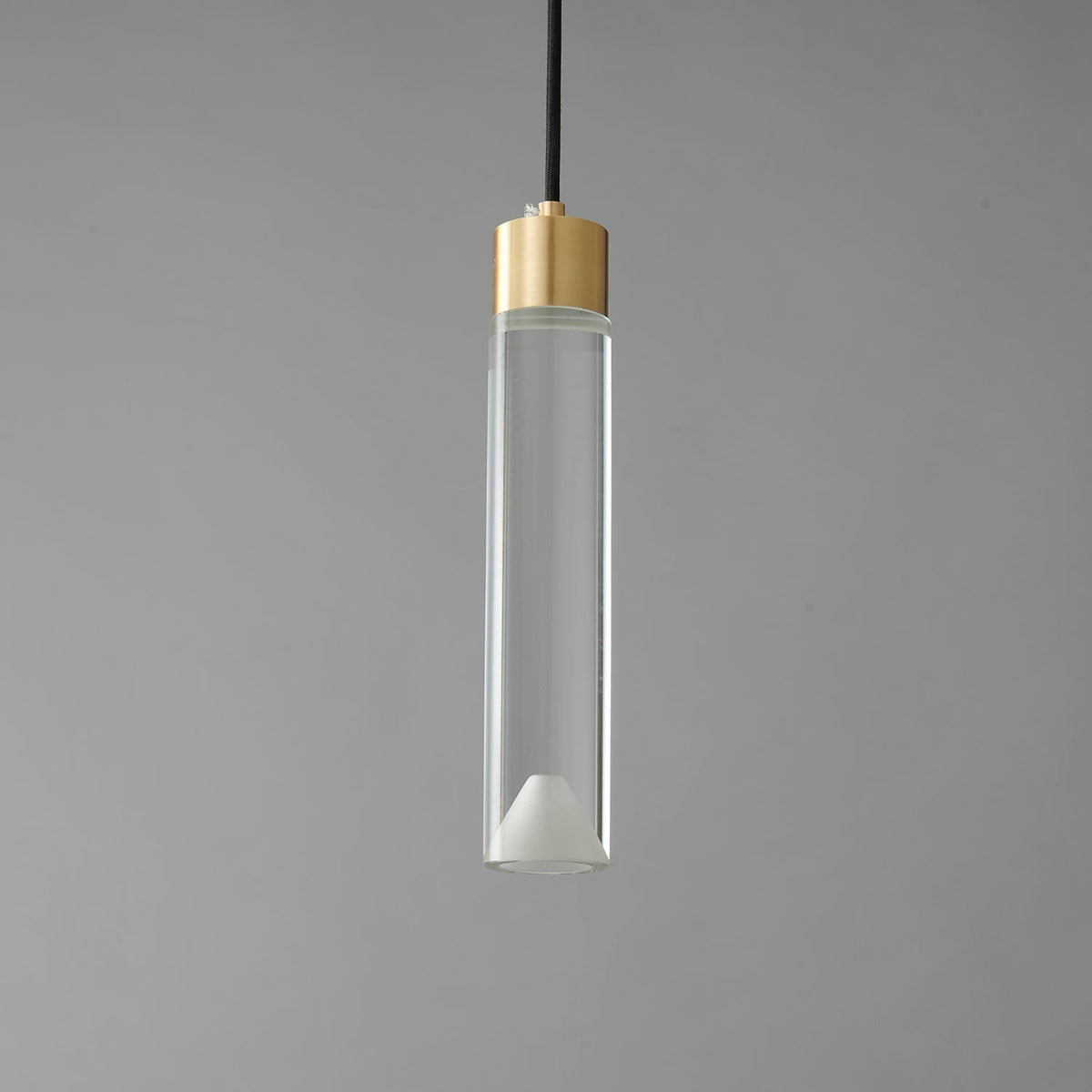 Luxinira lámpara colgante pantalla transparente cristal
