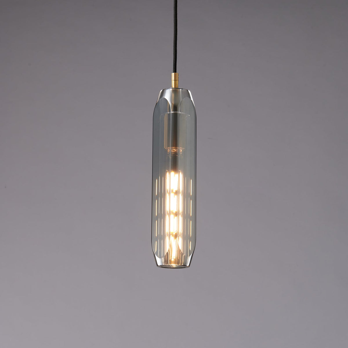 Luxinira lámpara colgante pantalla transparente cristal