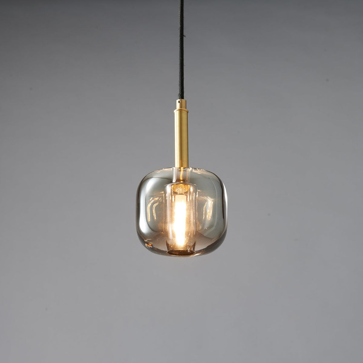 Luxinira lámpara colgante pantalla transparente cristal