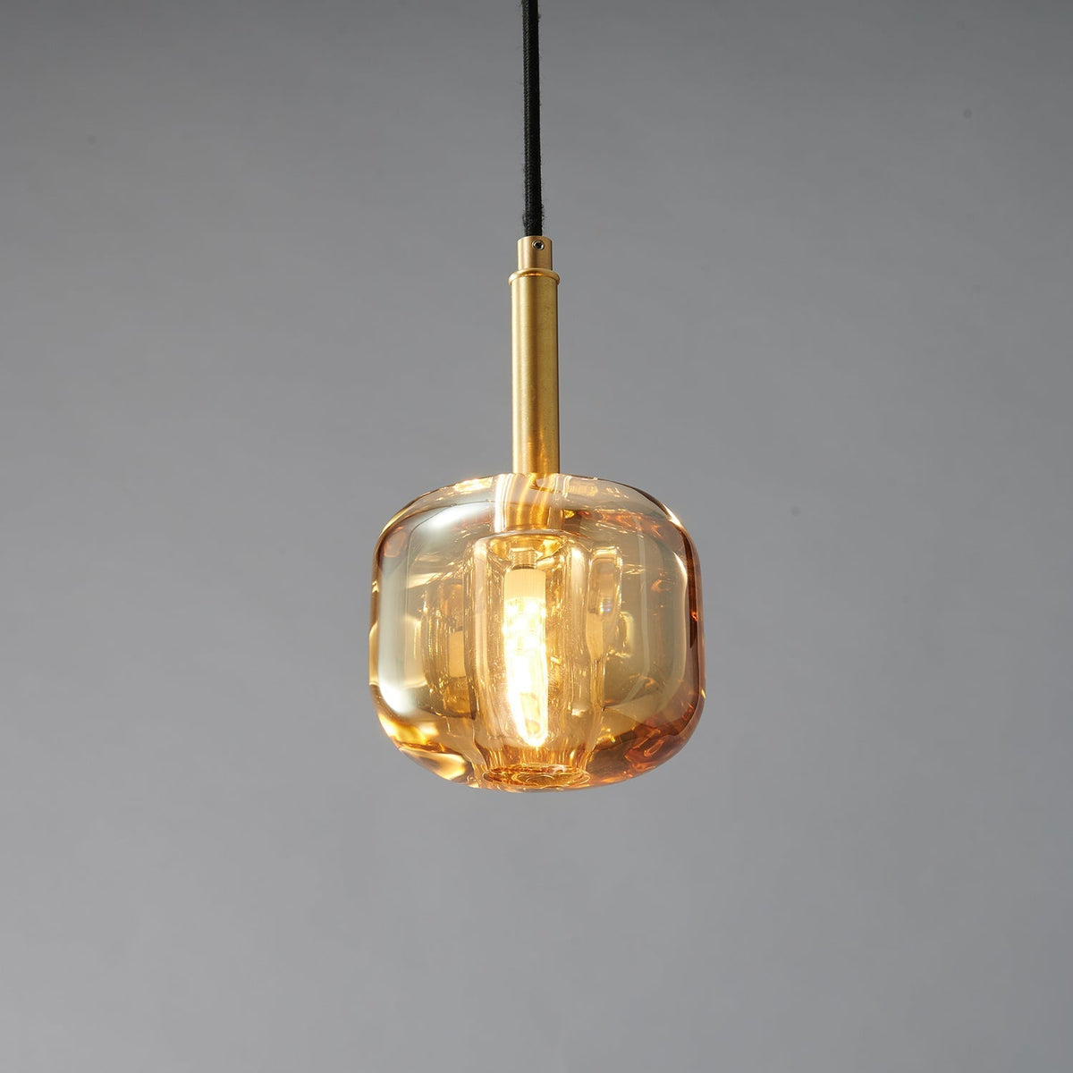 Luxinira lámpara colgante pantalla transparente cristal
