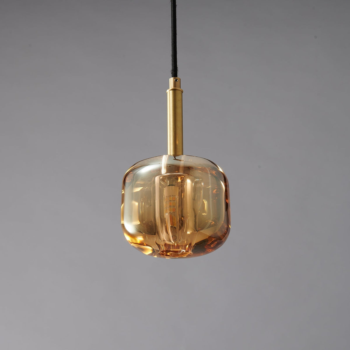 Luxinira lámpara colgante pantalla transparente cristal
