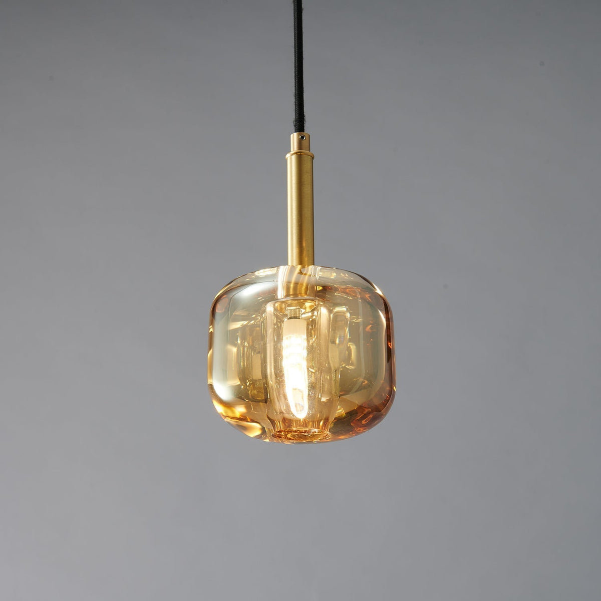 Luxinira lámpara colgante pantalla transparente cristal