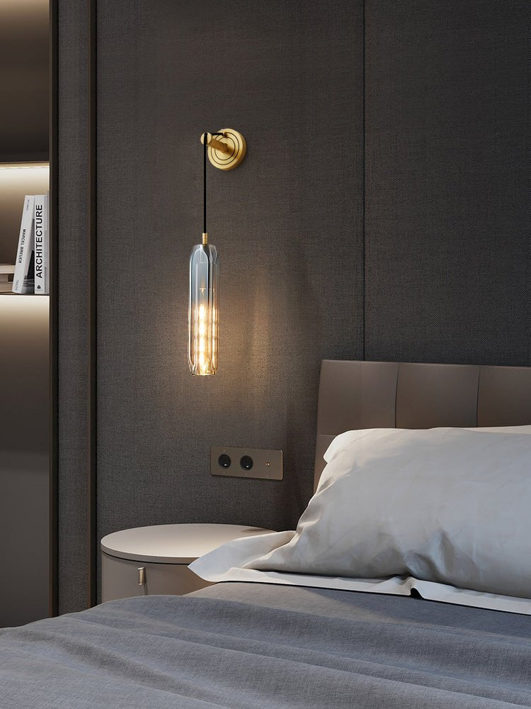 Zodorila aplique de pared moderno minimalista en cristal