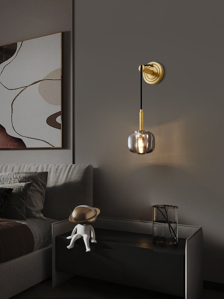 Zodorila aplique de pared moderno minimalista en cristal