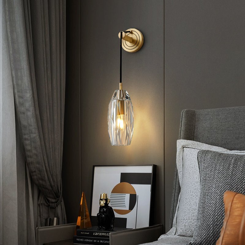 Zodorila aplique de pared moderno minimalista en cristal