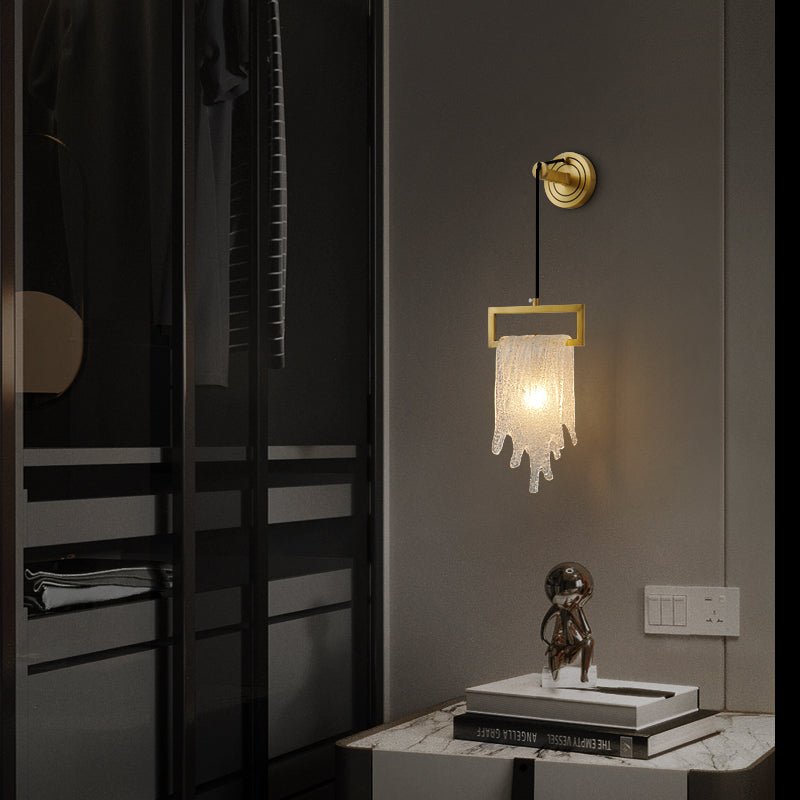 Zodorila aplique de pared moderno minimalista en cristal