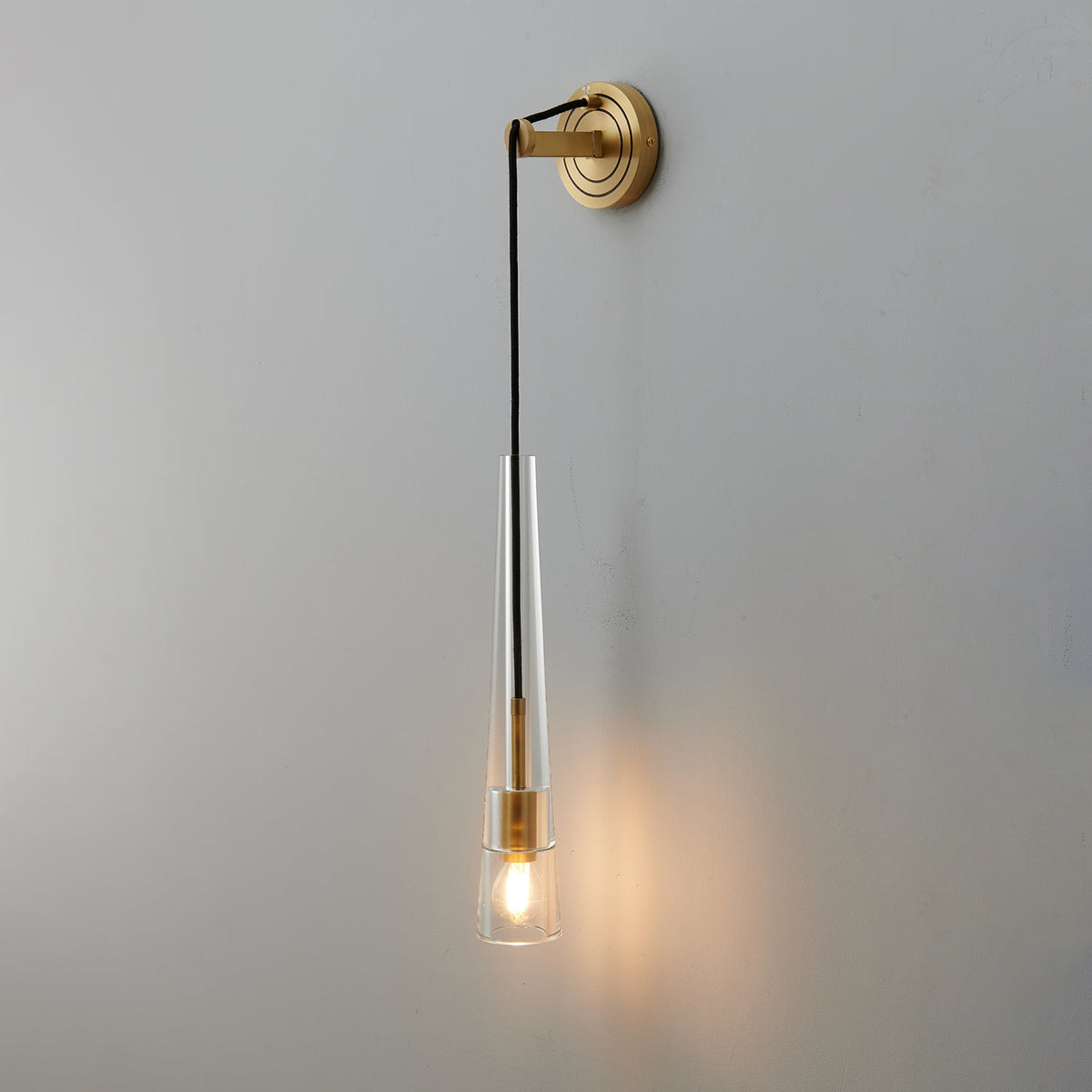 Zodorila aplique de pared moderno minimalista en cristal
