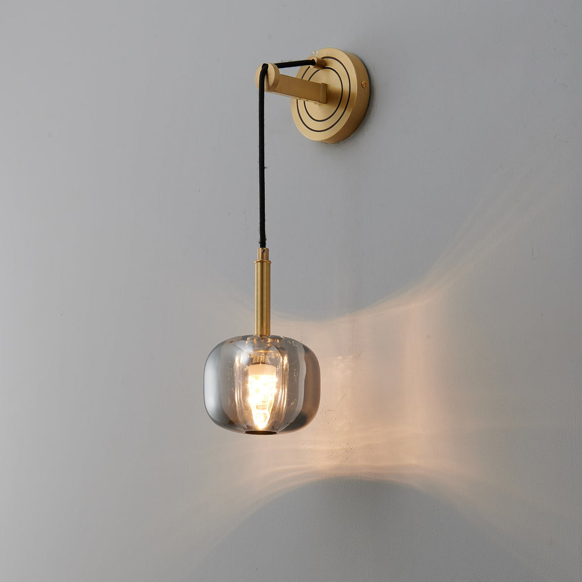 Zodorila aplique de pared moderno minimalista en cristal