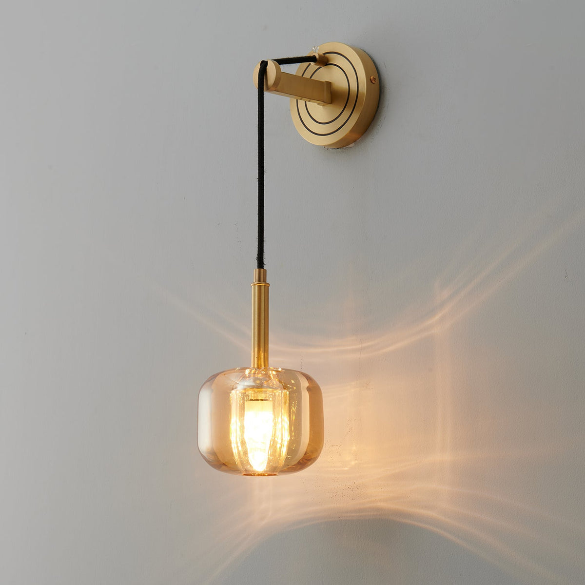 Zodorila aplique de pared moderno minimalista en cristal