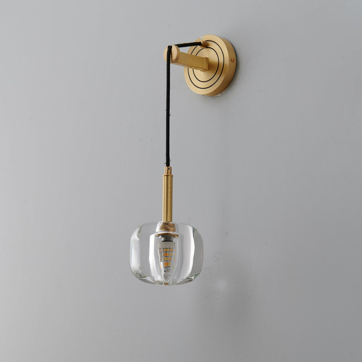 Zodorila aplique de pared moderno minimalista en cristal