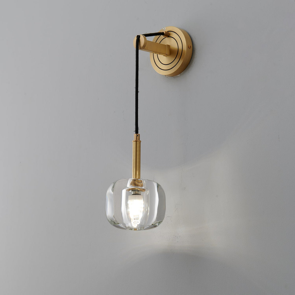 Zodorila aplique de pared moderno minimalista en cristal