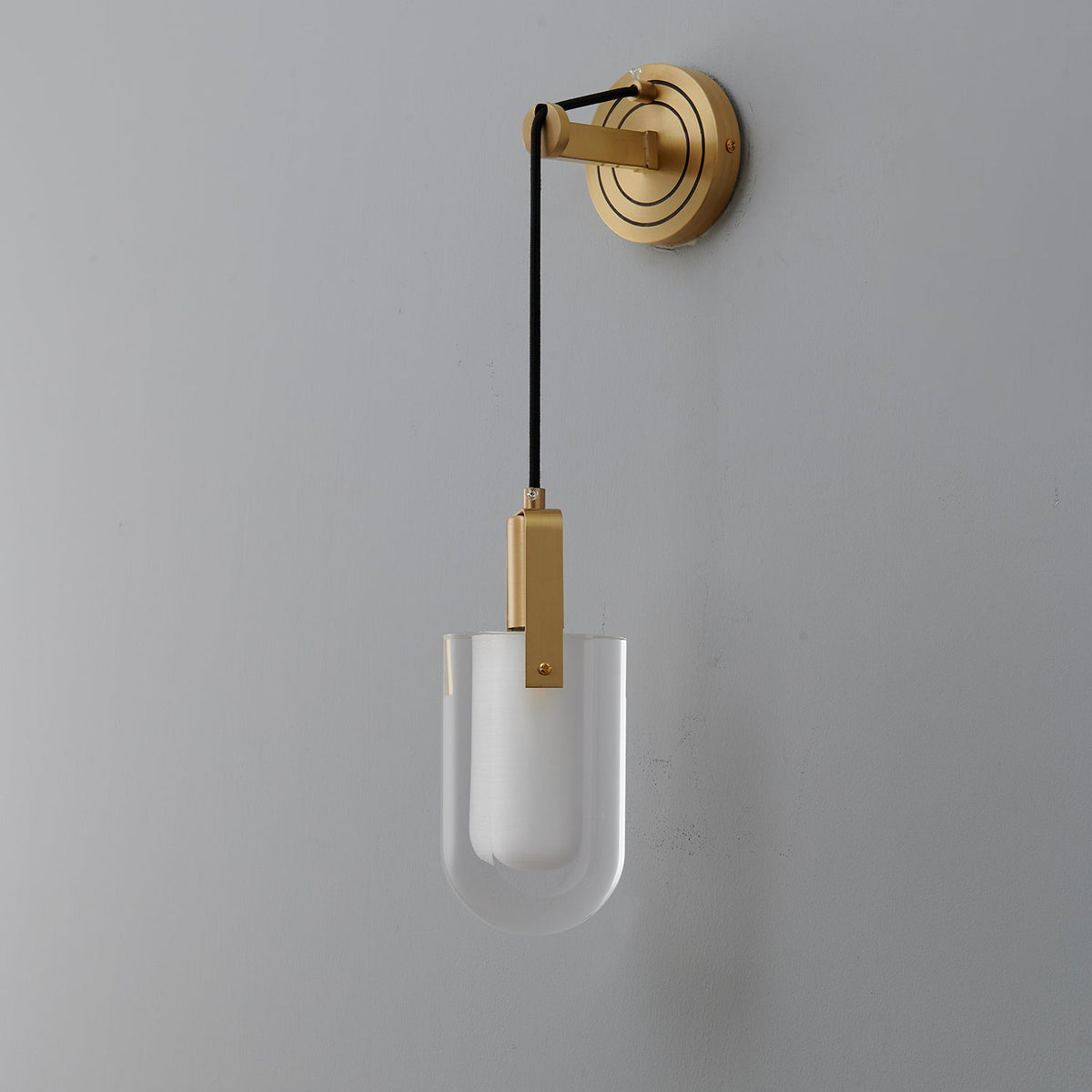 Zodorila aplique de pared moderno minimalista en cristal