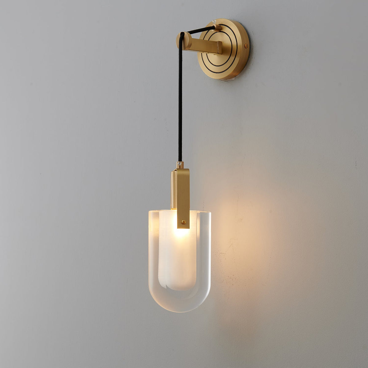Zodorila aplique de pared moderno minimalista en cristal