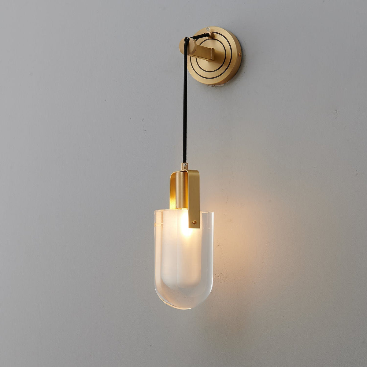 Zodorila aplique de pared moderno minimalista en cristal