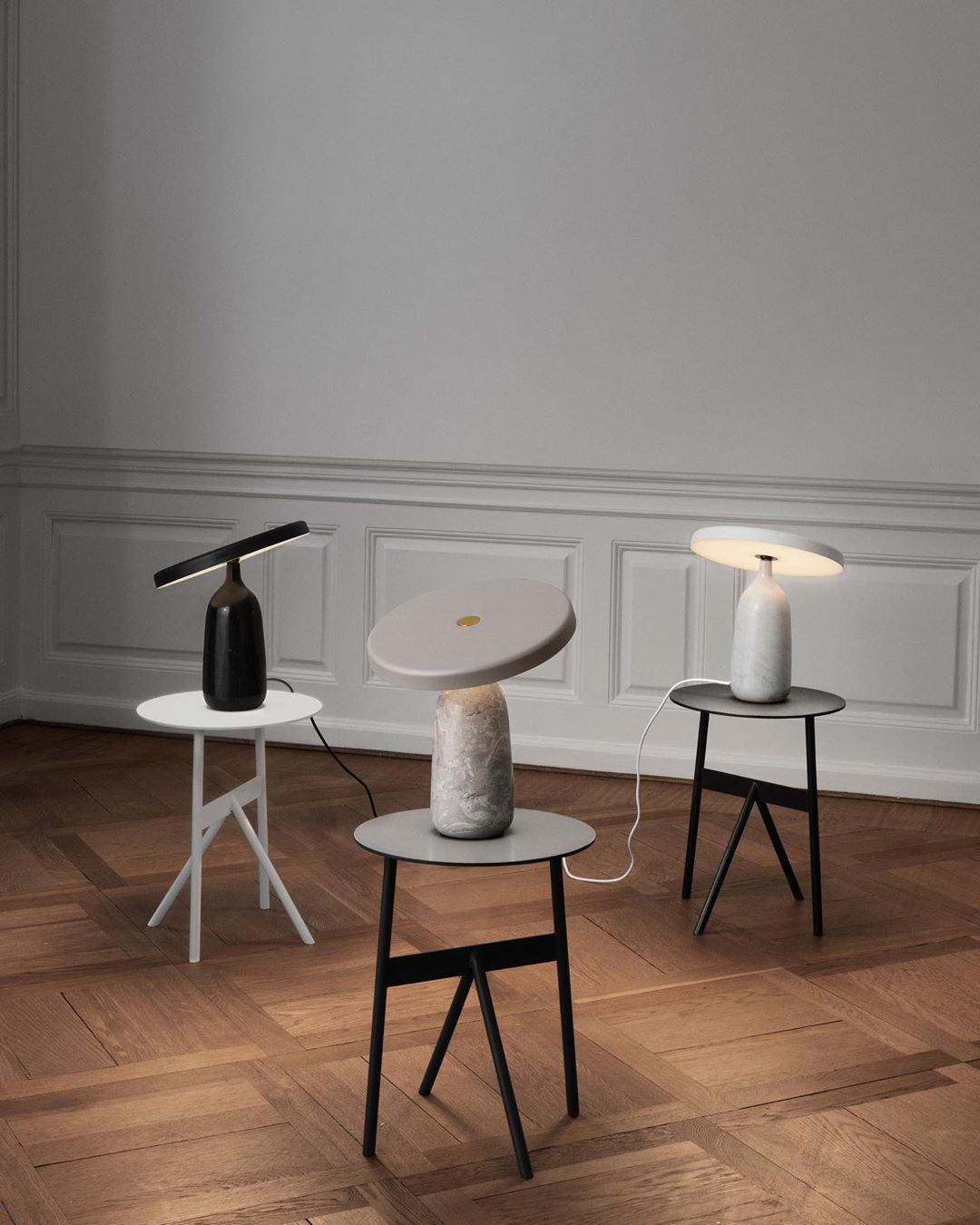 Astrian lámpara de mesa minimalista en mármol