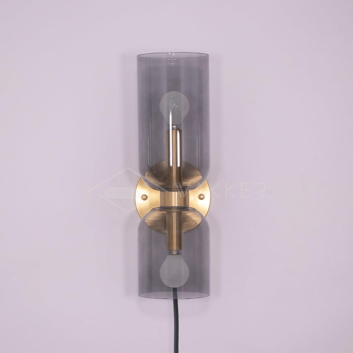 Zildes nórdico aplique de pared de vidrio con enchufe enchufable