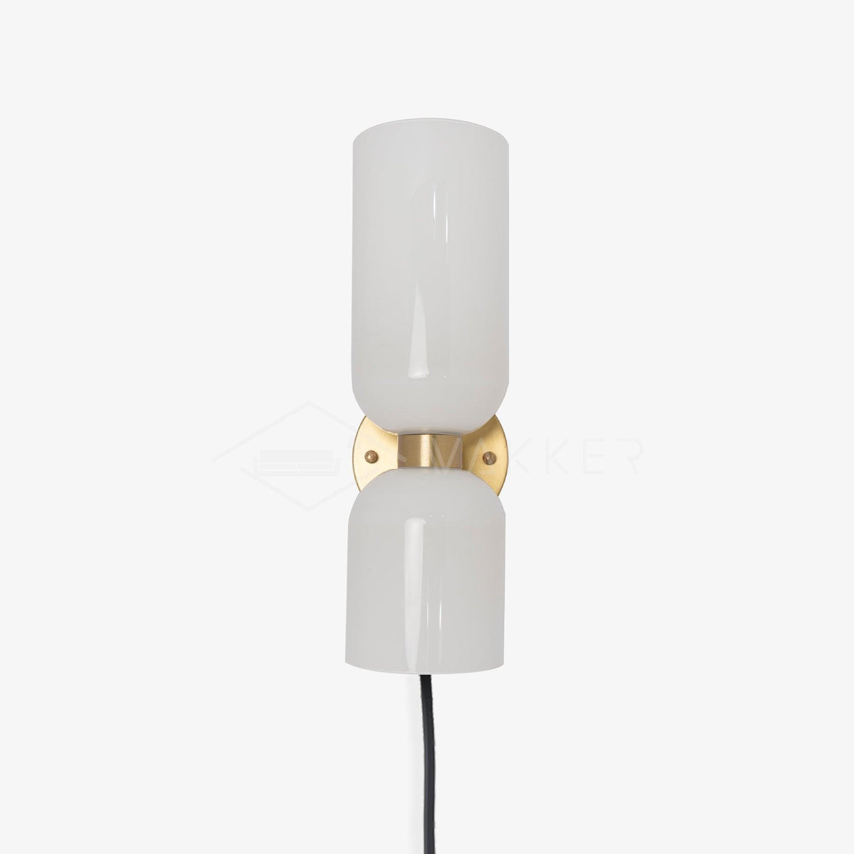 Zildes nórdico aplique de pared de vidrio con enchufe enchufable