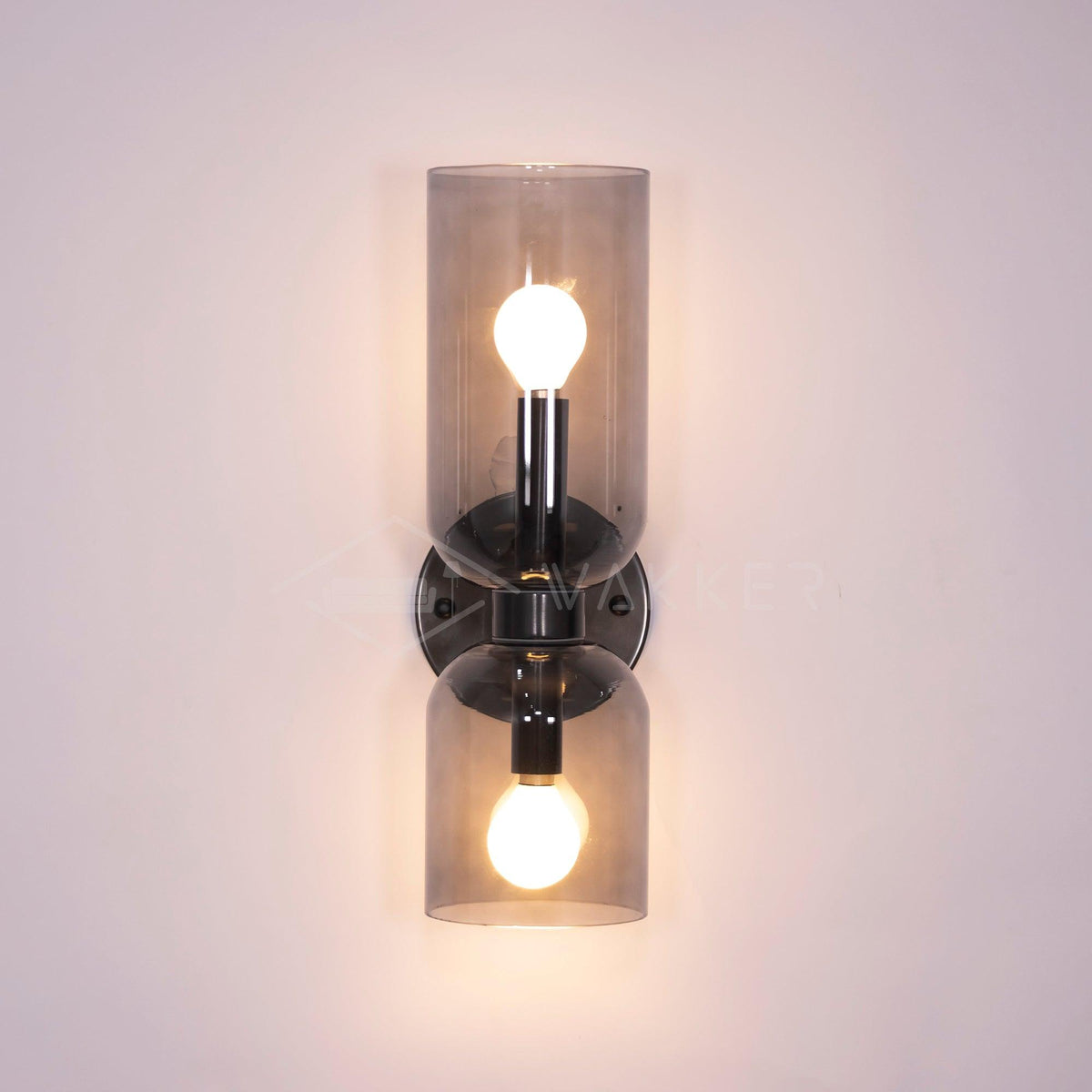 Bryn aplique de pared moderno minimalista de vidrio