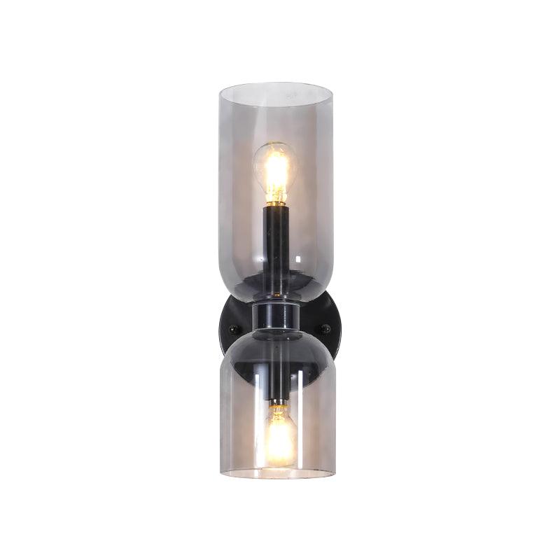 Bryn aplique de pared moderno minimalista de vidrio