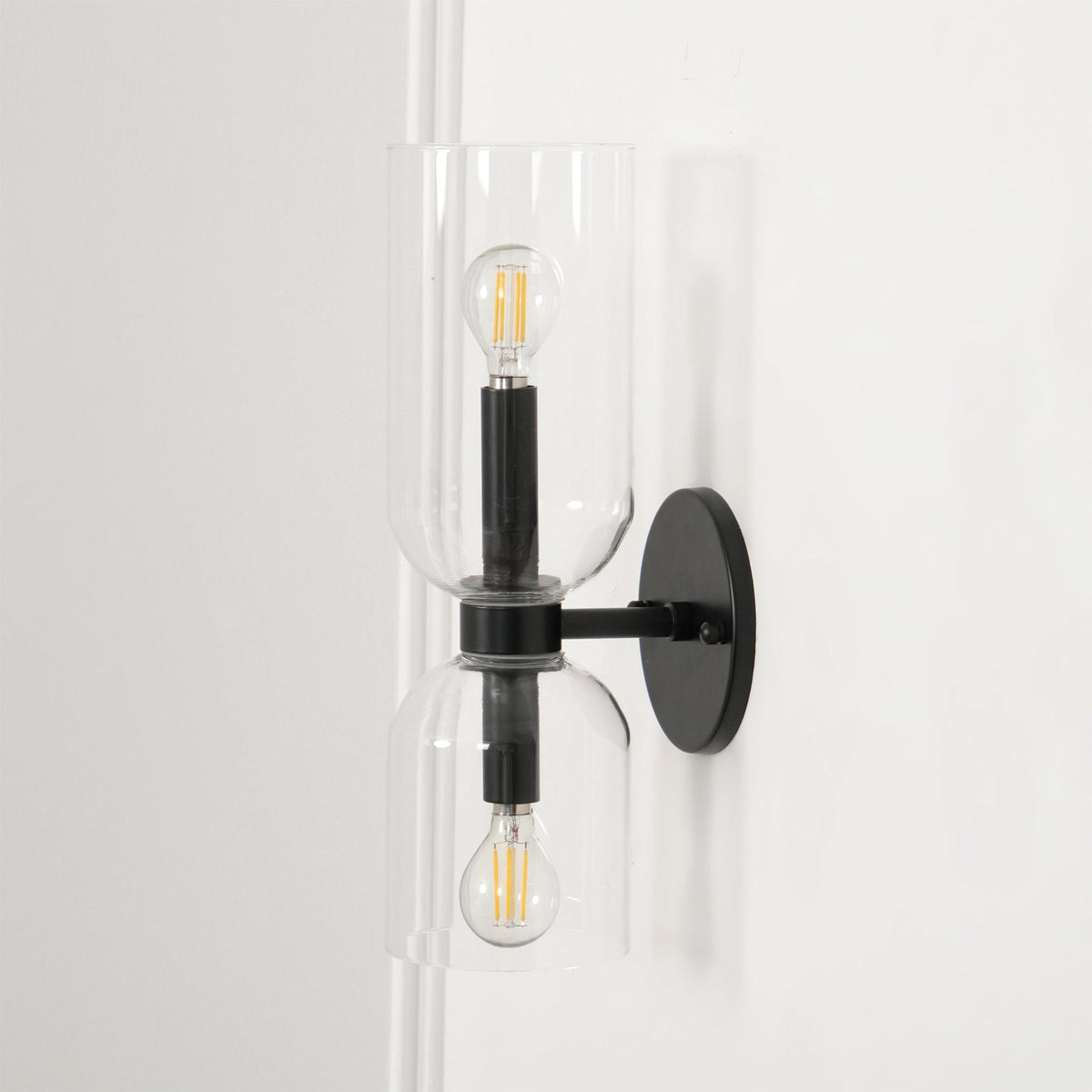 Zildes nórdico aplique de pared de vidrio con enchufe enchufable