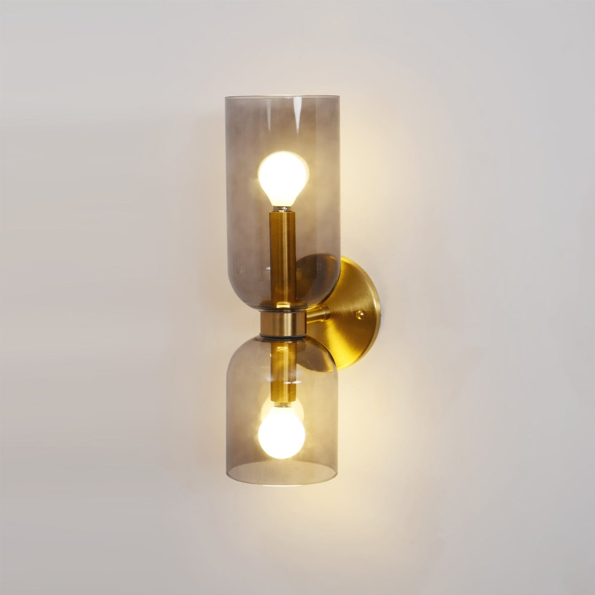 Bryn aplique de pared moderno minimalista de vidrio