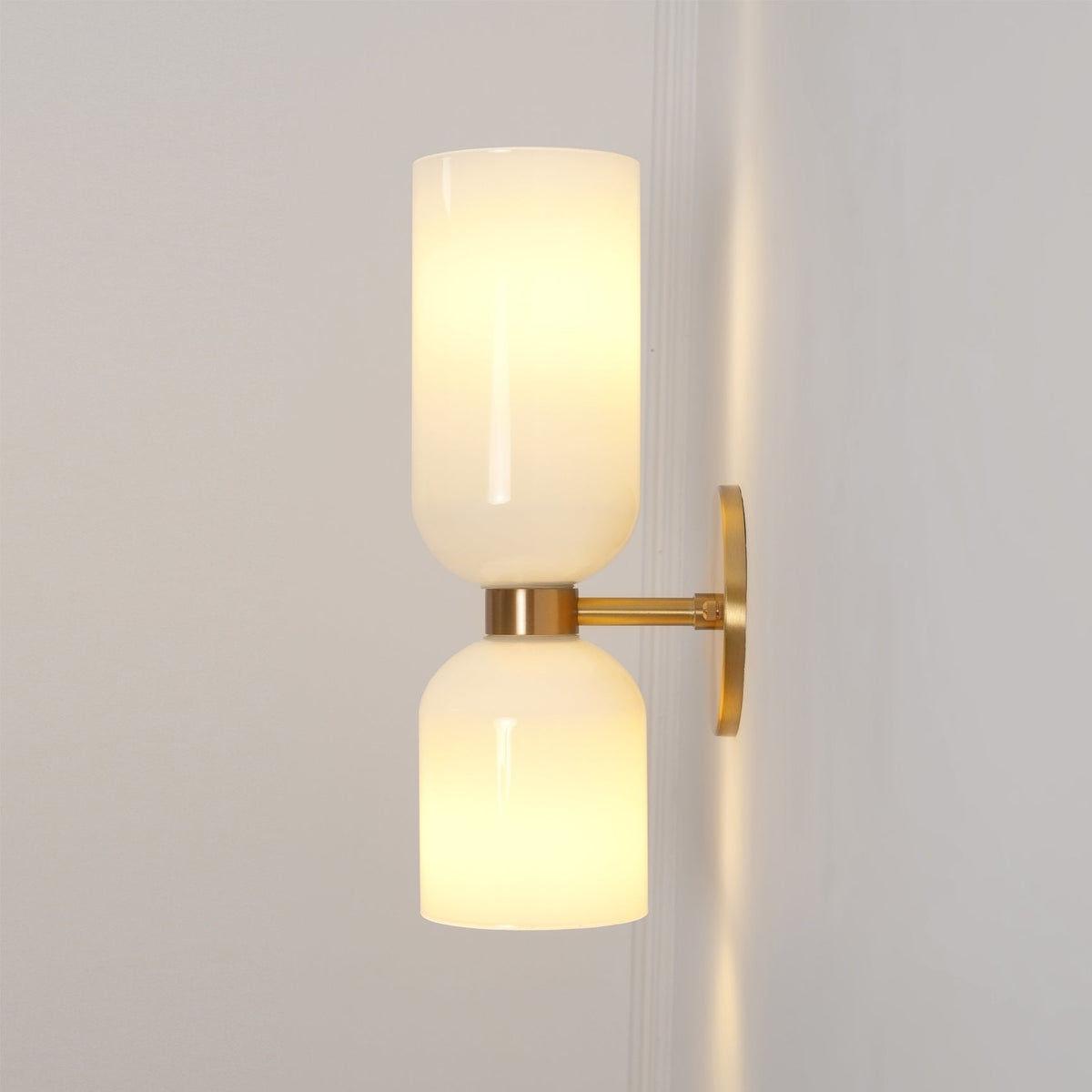 Zildes nórdico aplique de pared de vidrio con enchufe enchufable