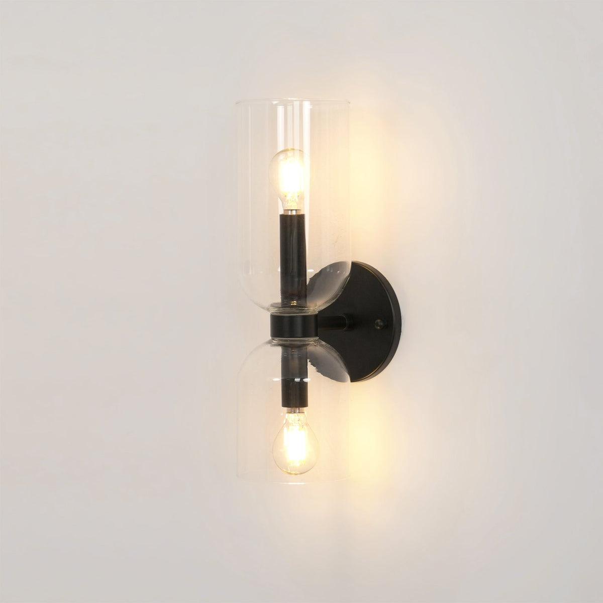 Zildes nórdico aplique de pared de vidrio con enchufe enchufable