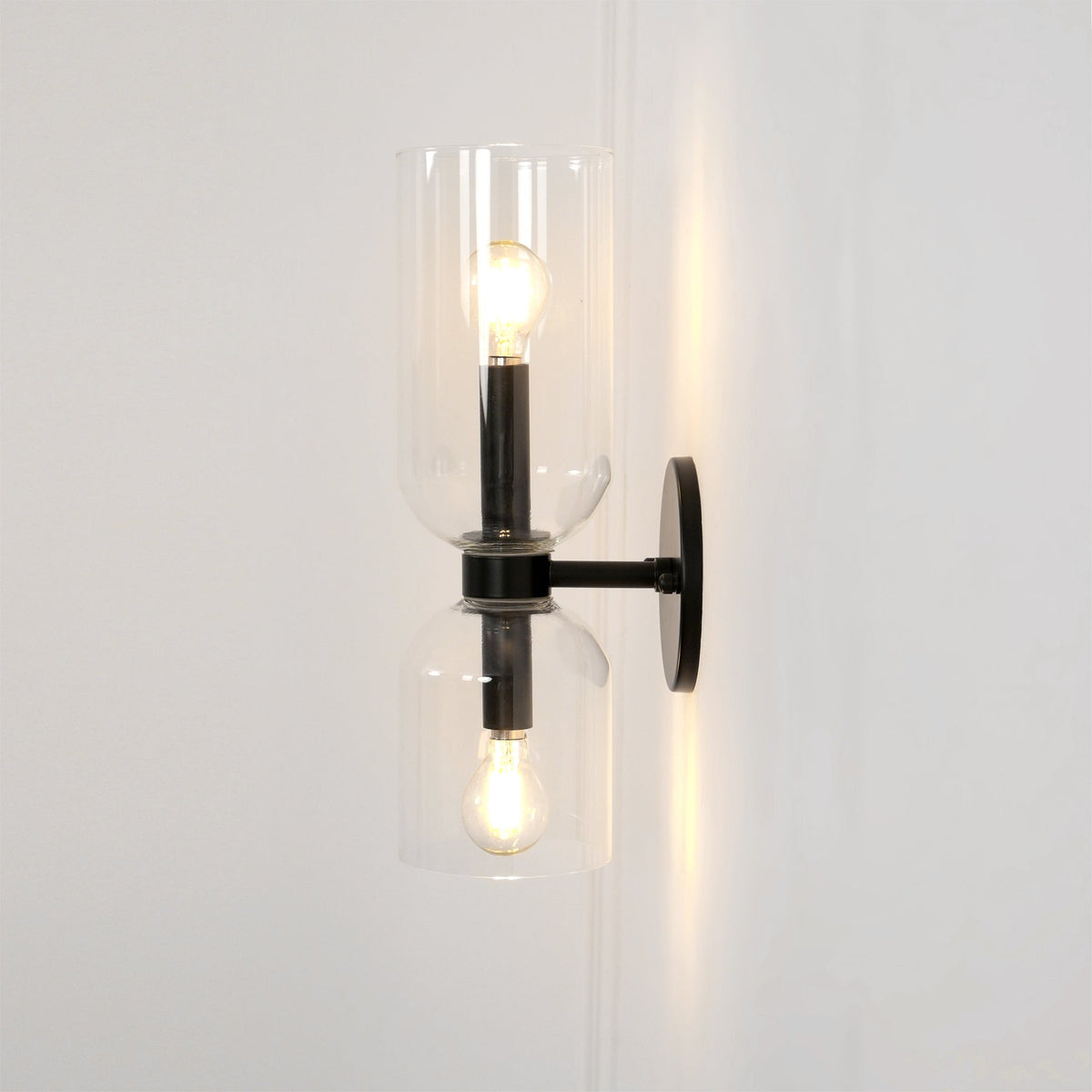 Zildes nórdico aplique de pared de vidrio con enchufe enchufable