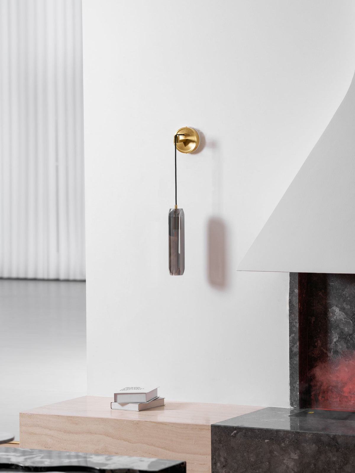 Zodorila aplique de pared moderno minimalista en cristal