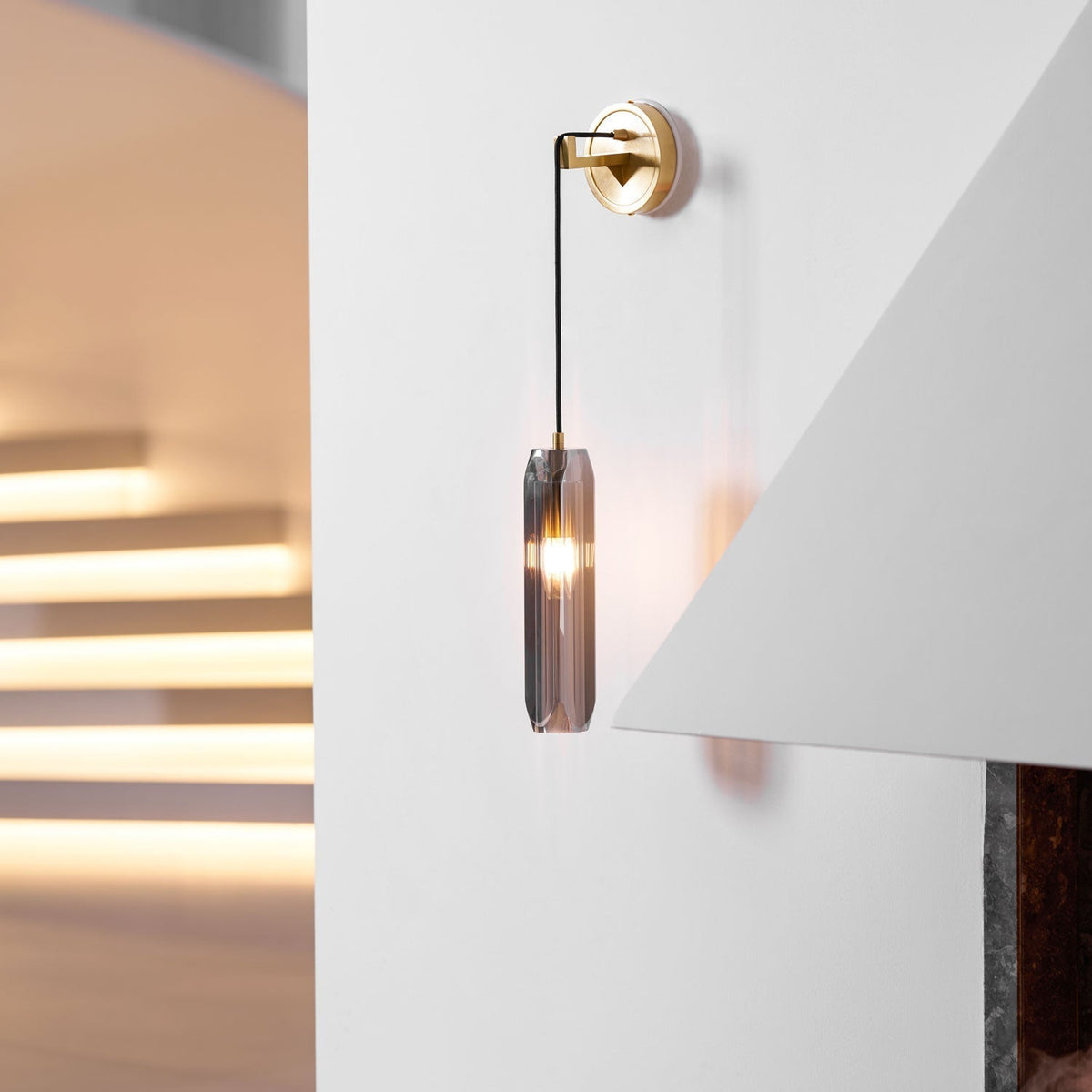 Zodorila aplique de pared moderno minimalista en cristal
