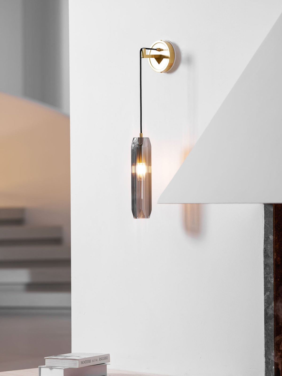 Zodorila aplique de pared moderno minimalista en cristal
