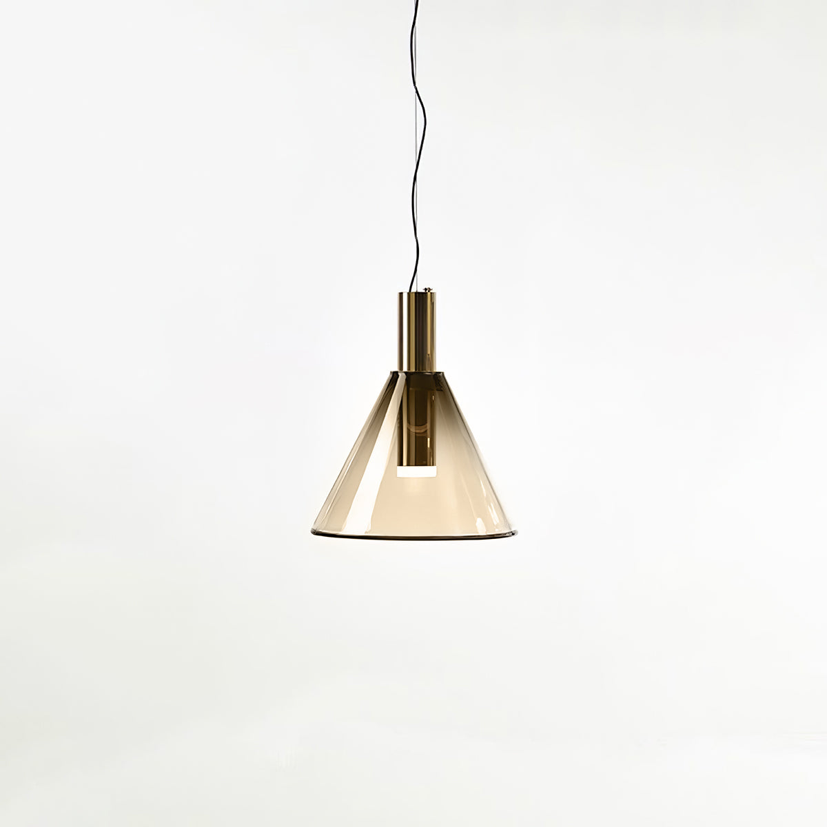 Aeris lámpara colgante minimalista de vidrio