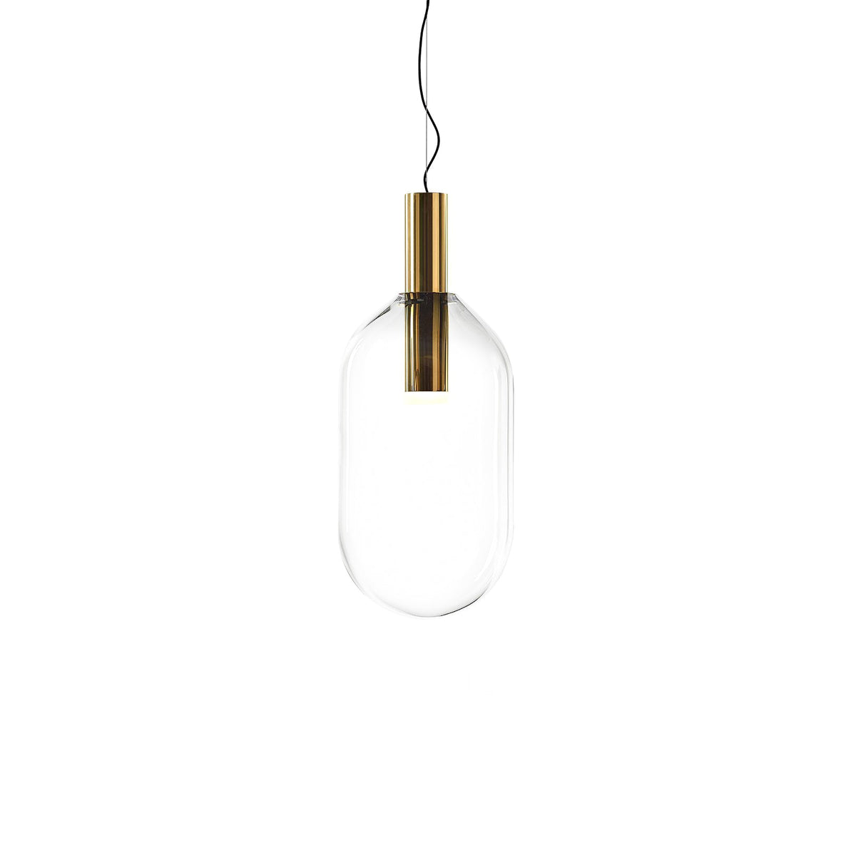 Aeris lámpara colgante minimalista de vidrio