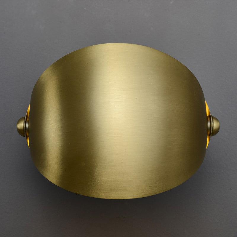 Casirette aplique de pared elegante en latón
