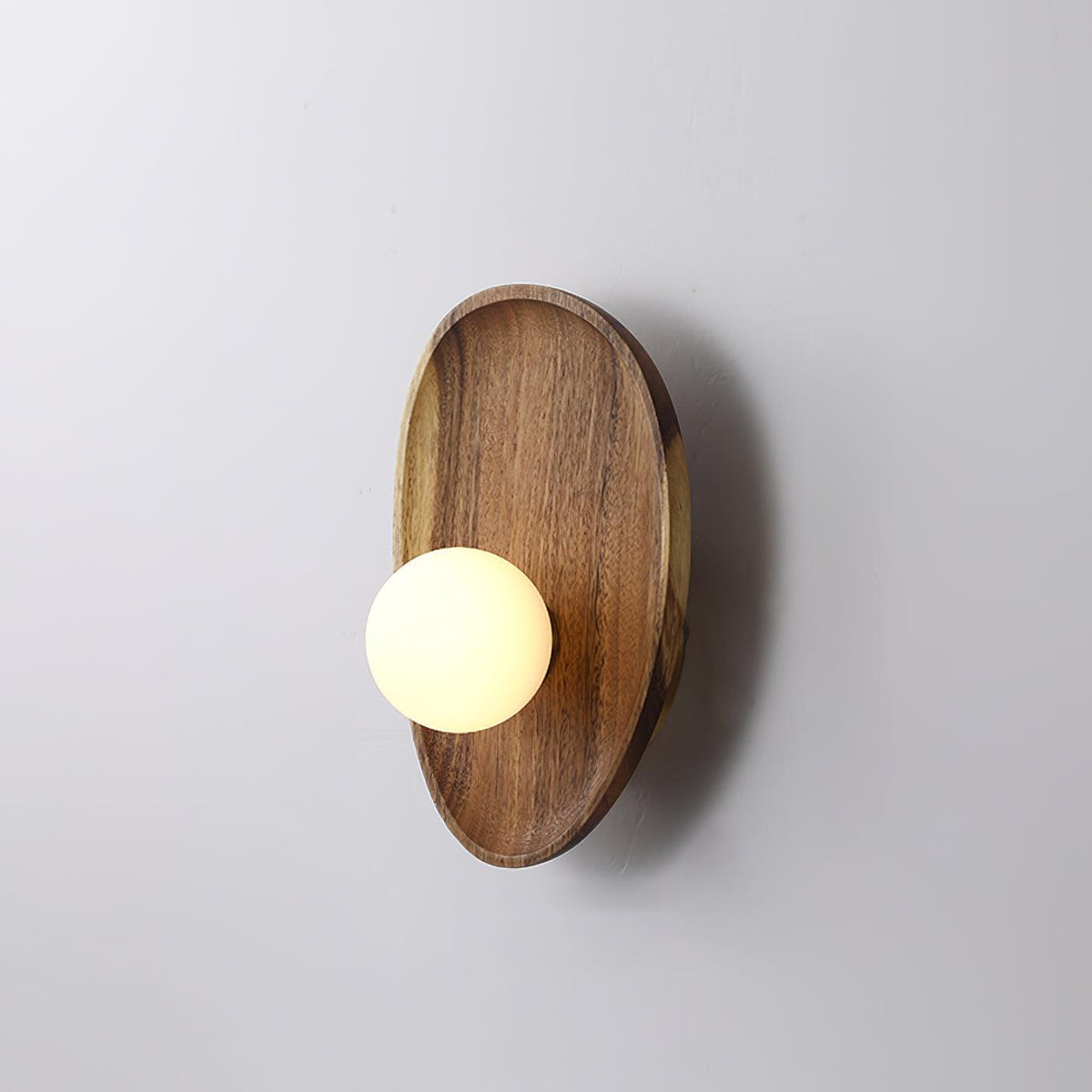 Sylaise aplique de pared moderno minimalista de madera y vidrio