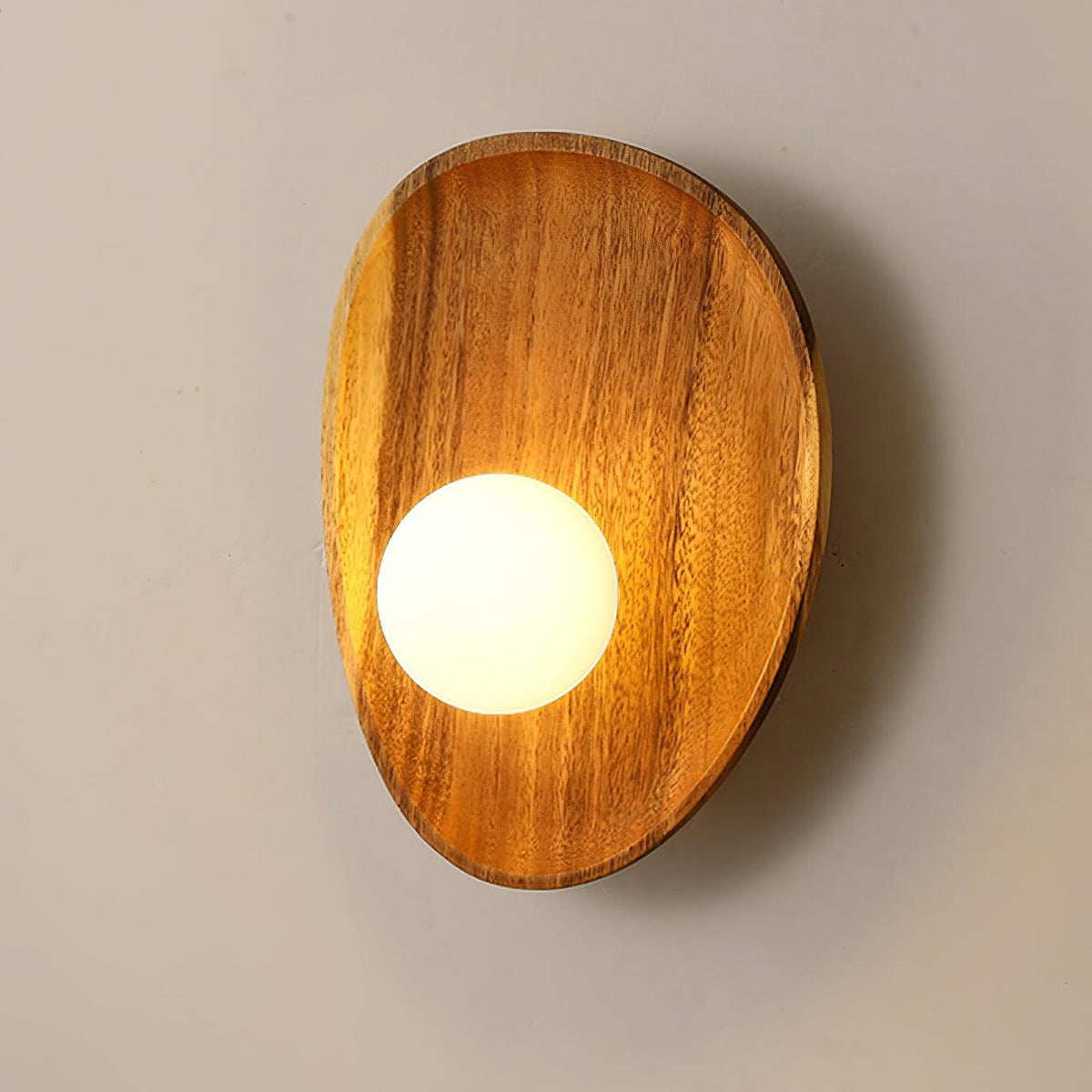 Sylaise aplique de pared moderno minimalista de madera y vidrio