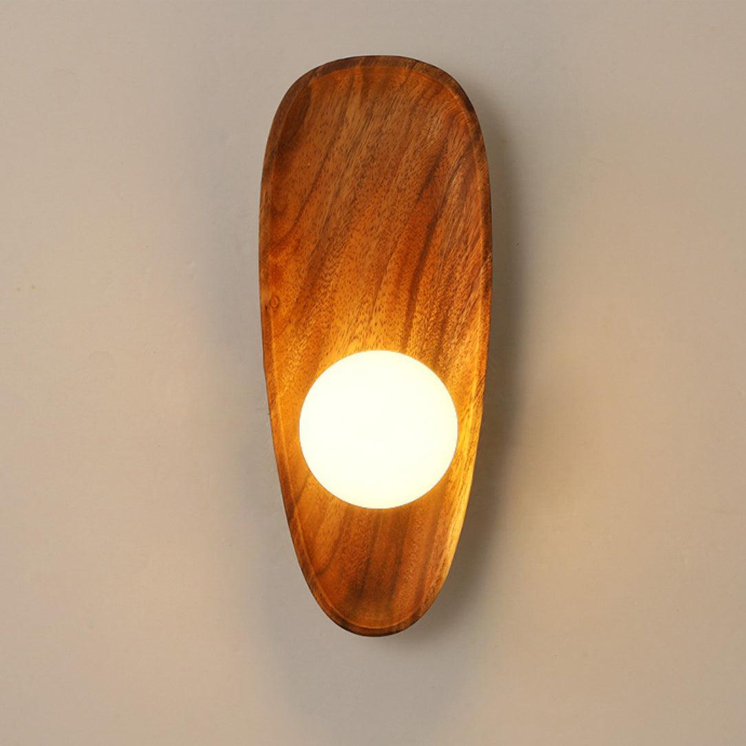 Sylaise aplique de pared moderno minimalista de madera y vidrio